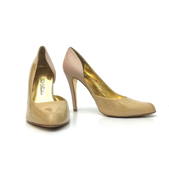 Ted Baker Shoes - Ted Baker Two Tone Saidaa D’Orsay Leather Pumps